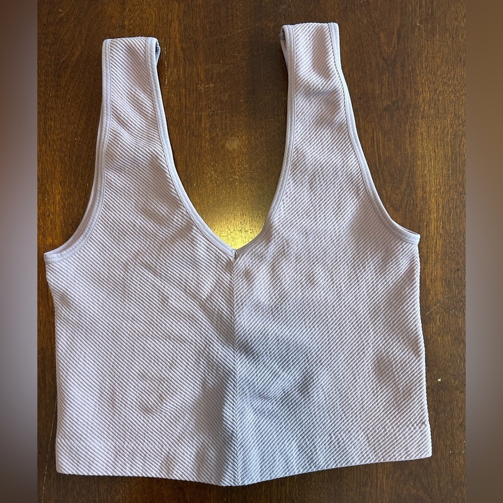 By Together Ribbed Crop Top Sports Bra